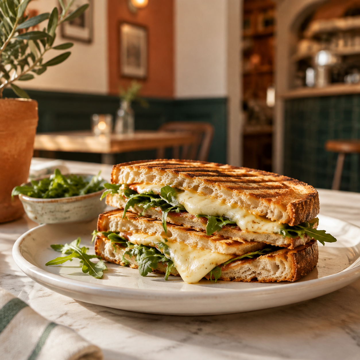 Toasted panini